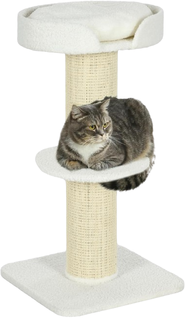 PawHut 91cm Cat Tower Scratching Posts